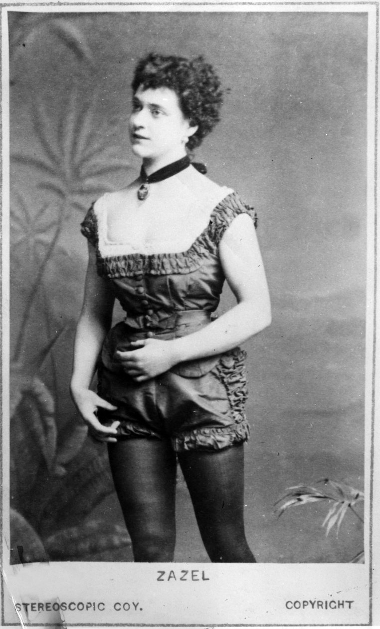 Zazel, ca 1877 (albumintryck) av English Photographer