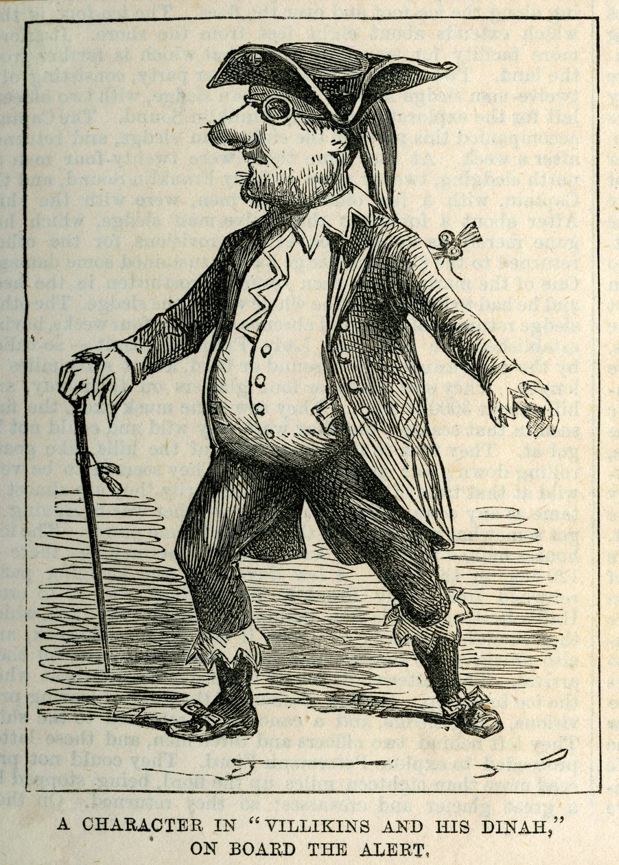 En karaktär i "Villikins and his Dinah", ombord på The Alert, publicerad i "The Illustrated London News" c.1875-77 av English School