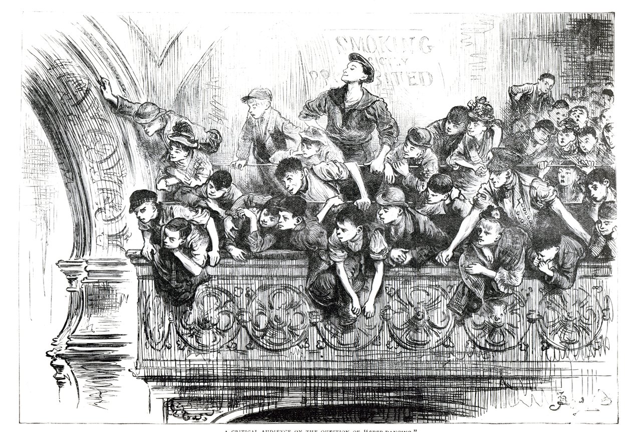 A Critical Audience on the Question of Step-Dancing, c.1870s av English School