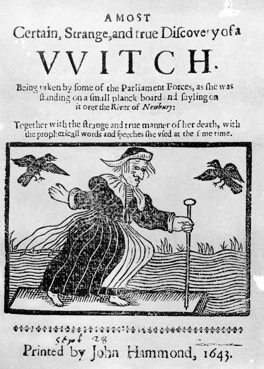 En mest säker, märklig och sann upptäckt av en häxa, 1643 av English School