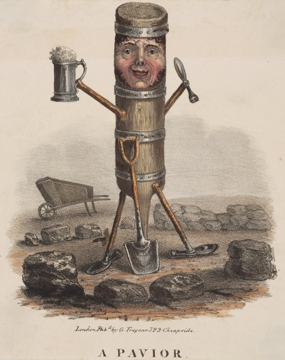 A Pavior, c.1810-60 av English School