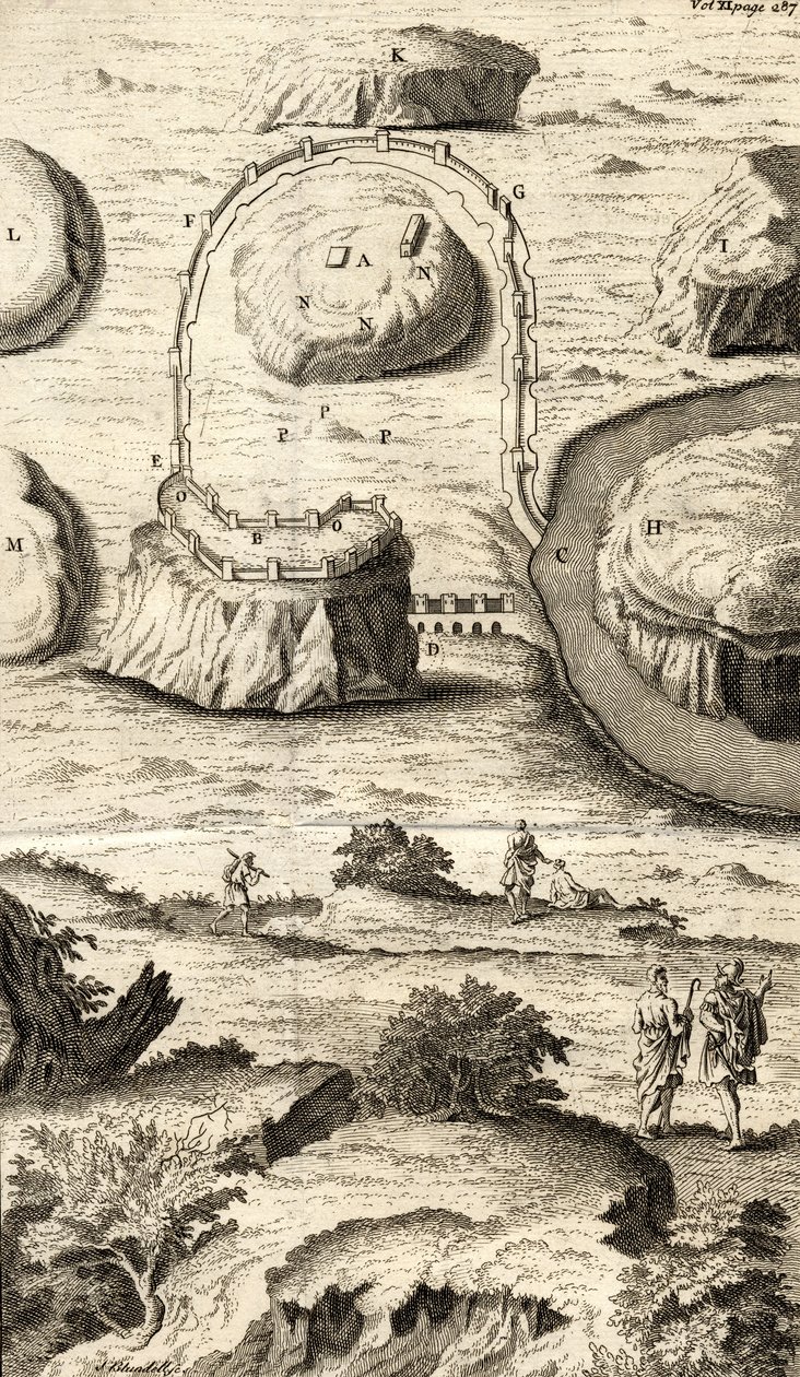 En andra plan för Rom som representerar dess situation efter unionen mellan Romulus och Tatius av English School