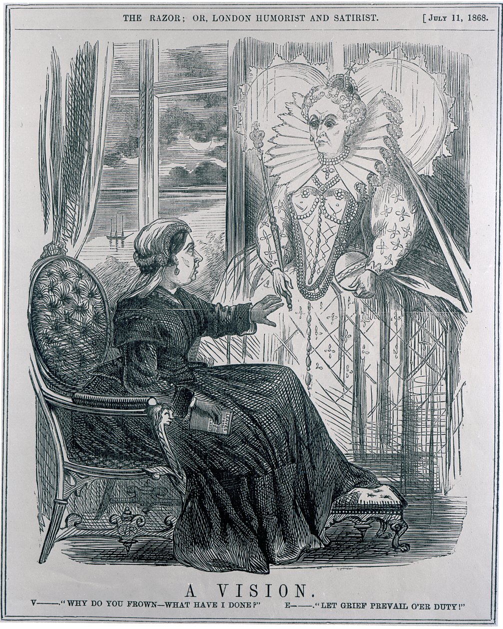 En vision, 1868 av English School