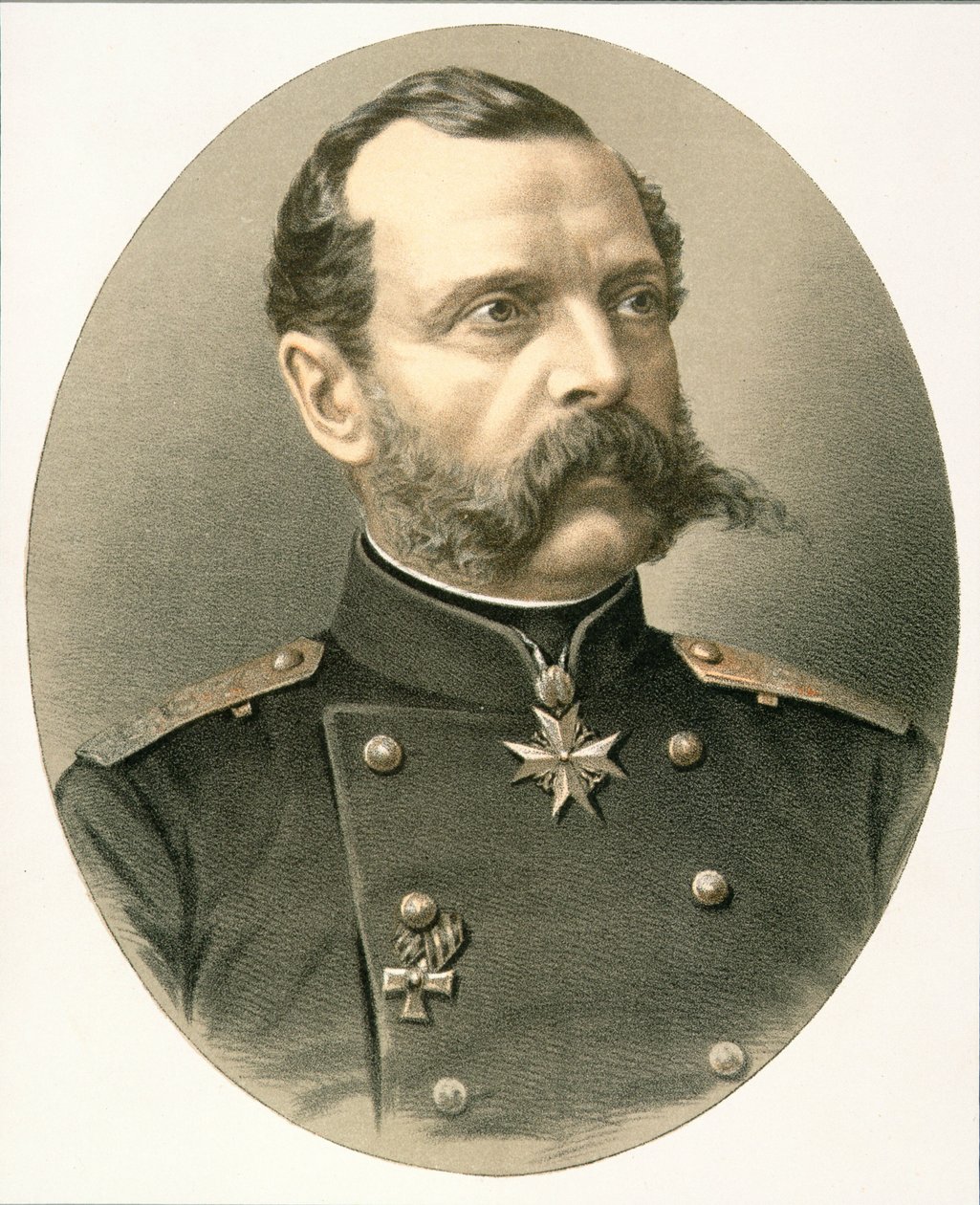 Alexander II (1818-81) tsar av Ryssland av English School