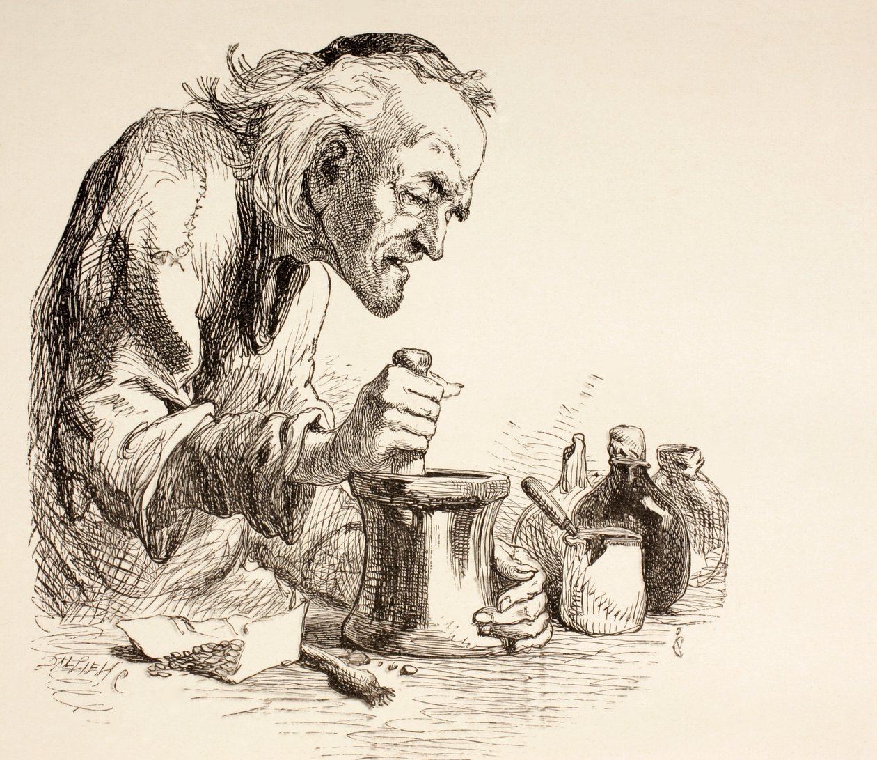 Dawa ya kusaga mimea ya apothecary, kutoka 