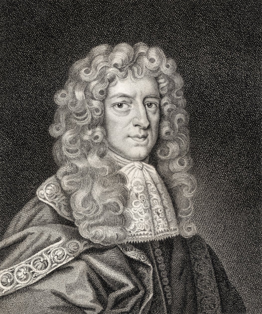 Anthony Ashley Cooper, graverad av Birril, illustration från 
