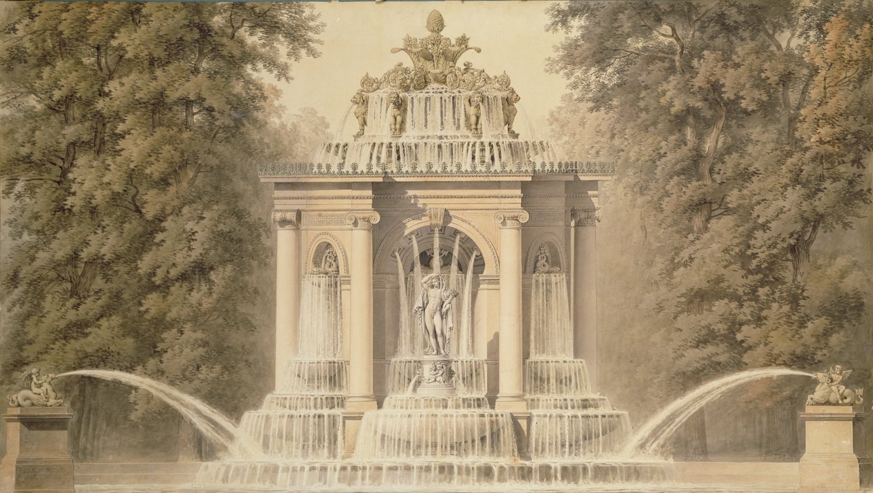 Arkitektoniska Water Folly av English School