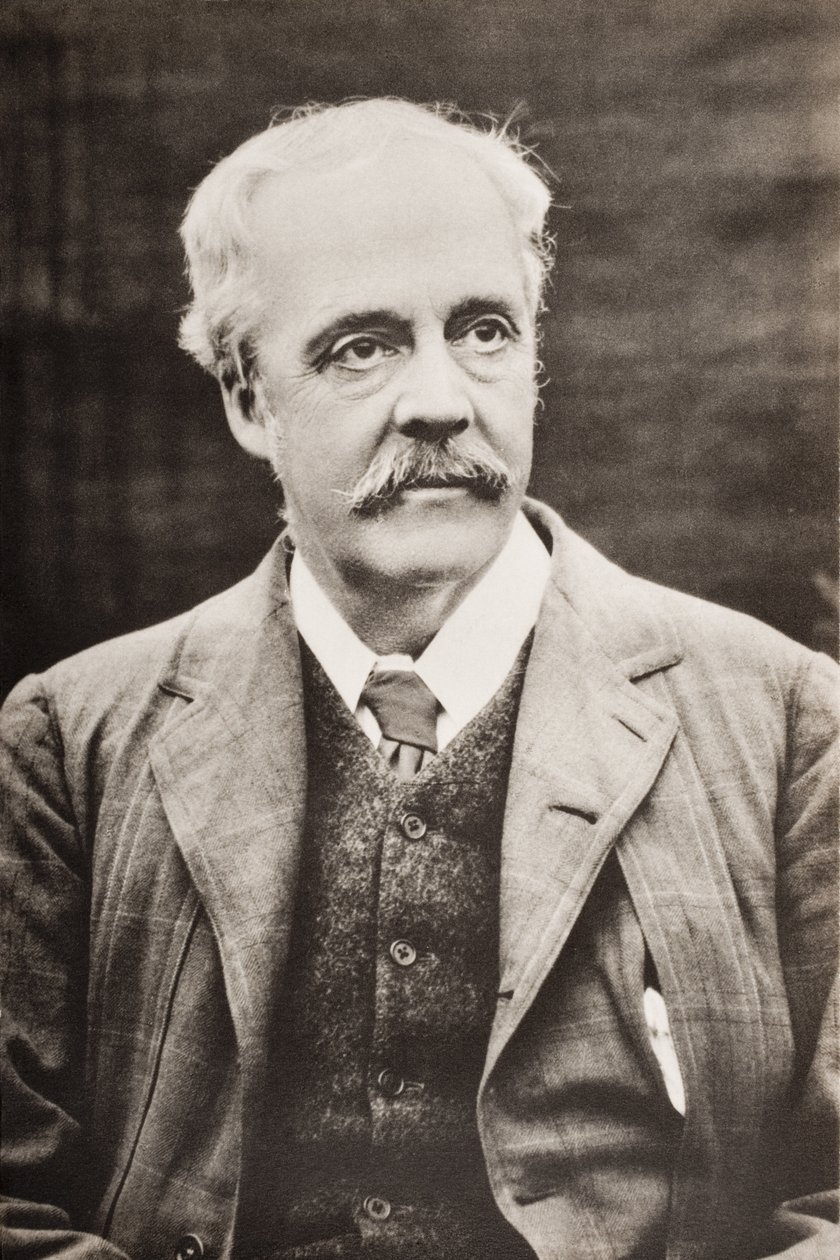 Arthur James Balfour, 1:e earl av Balfour, illustration från 