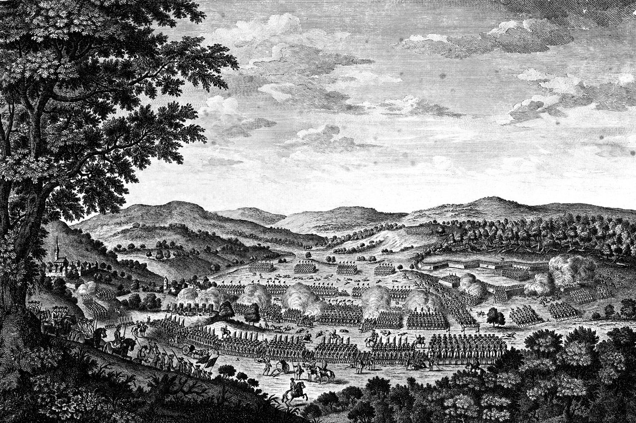 Slaget vid Reichenburg, 21 april 1757 av English School
