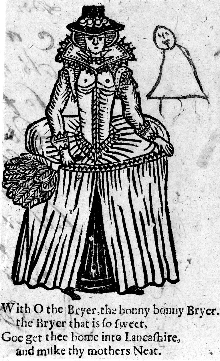 Bonny Bonny Brier, från "A Book of Roxburghe Ballads" av English School