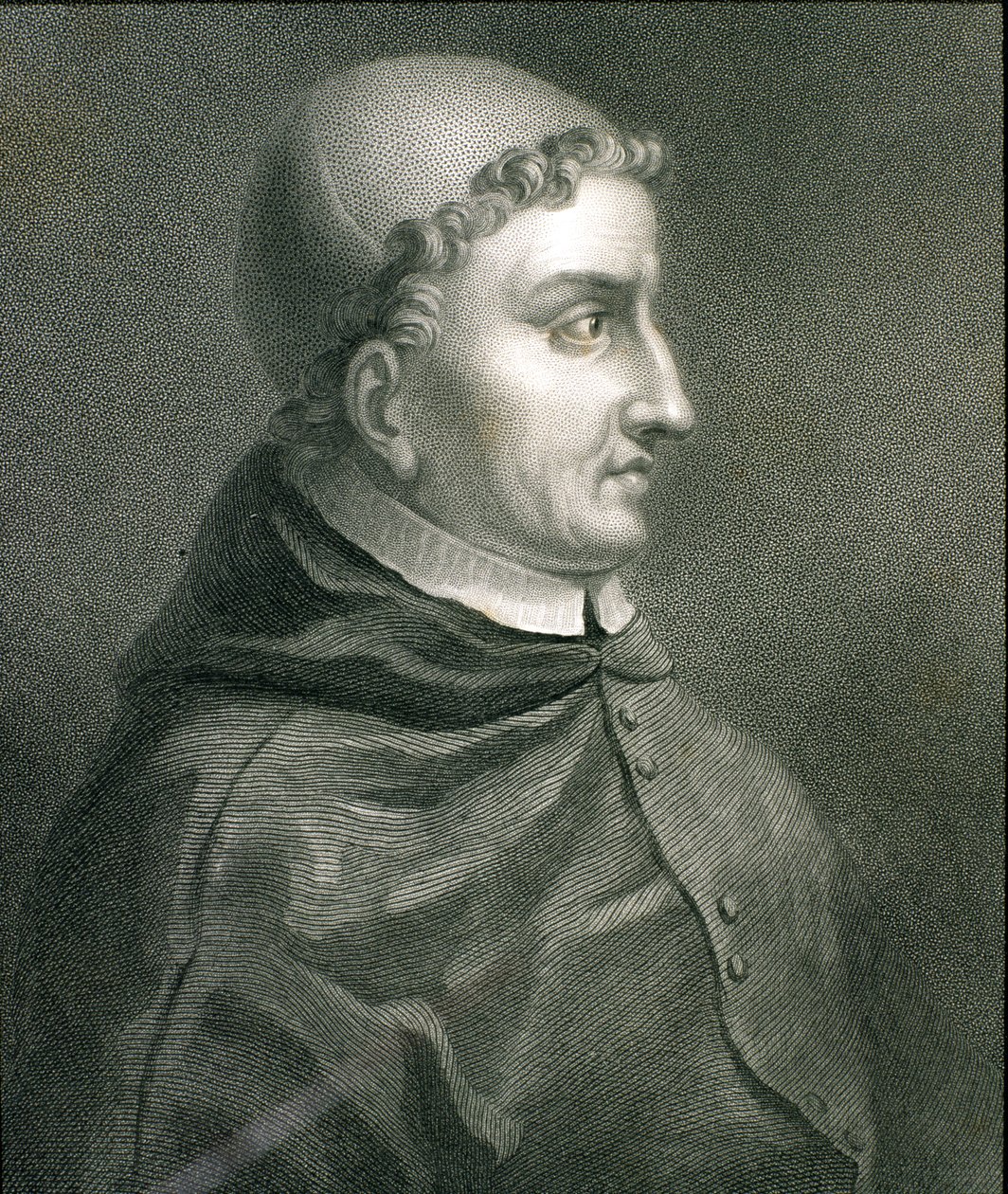Kardinal Francisco Jimenez de Cisneros (1437-1517) från "Gallery of Portraits", publicerad 1833. av English School