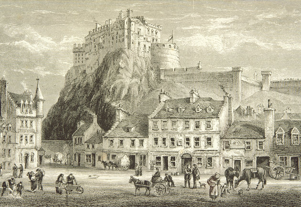Castle and Grassmarket, Edinburgh i ca. 1880, fra 