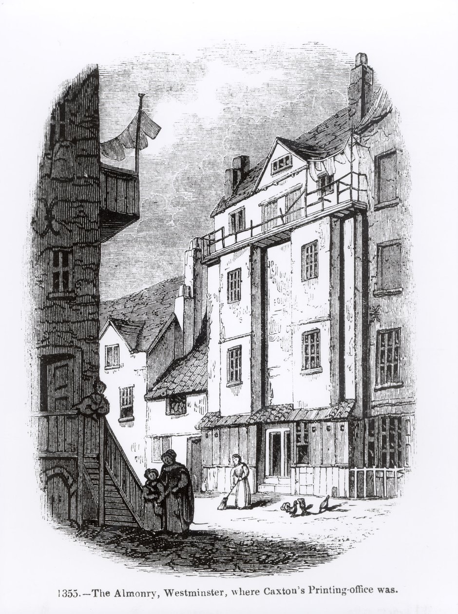 Caxtons tryckeri, The Almonry, Westminster av English School