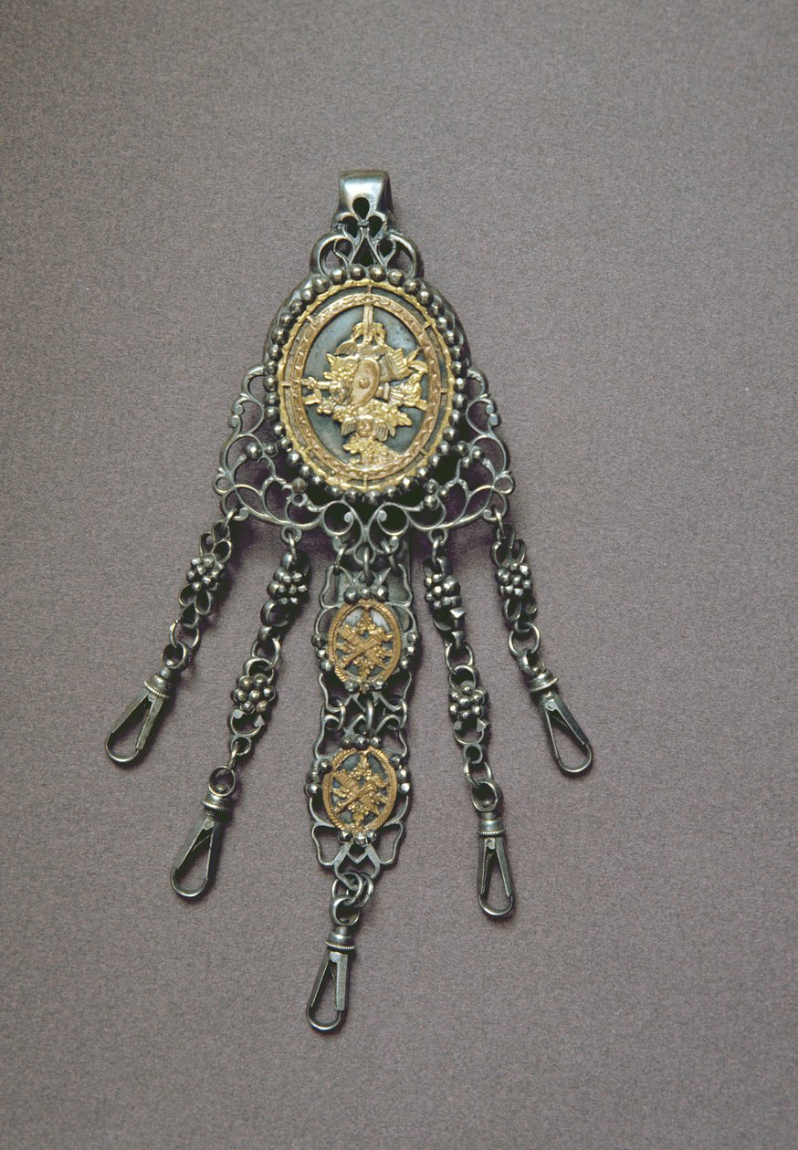 Chatelaine, sent 1700-tal (stål) av English School