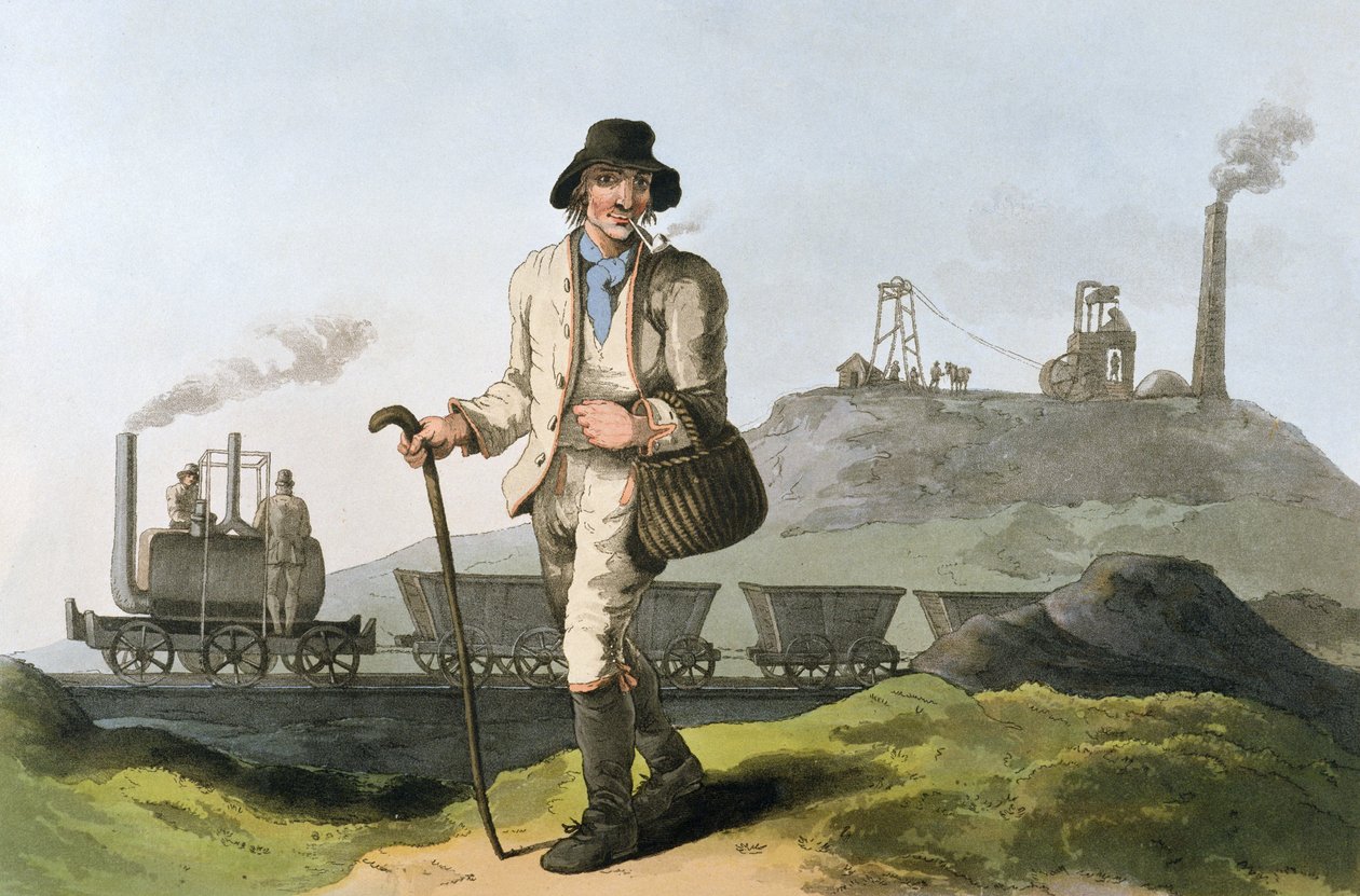 Kostymer från Yorkshire, 1813 av English School