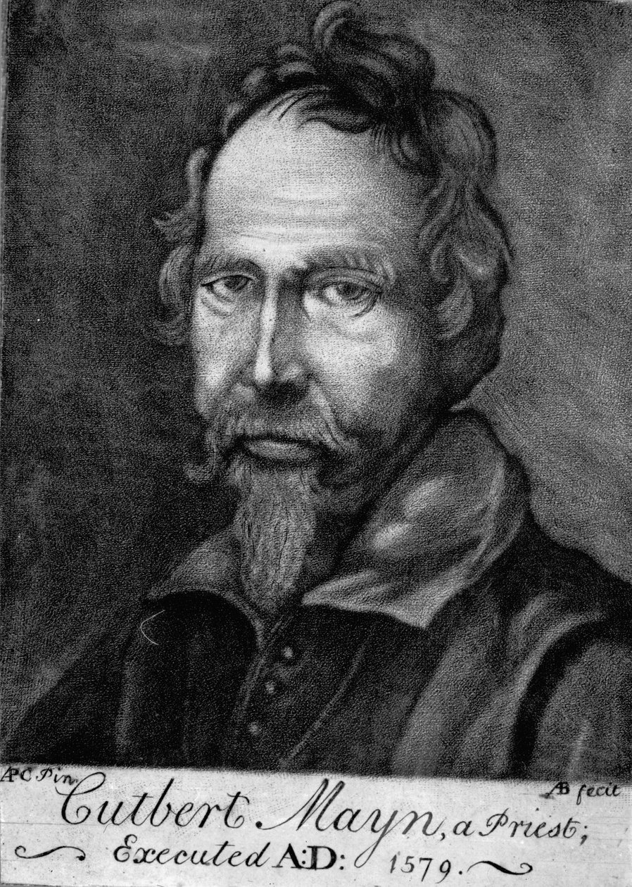 Cuthbert Mayne, 1579 av English School