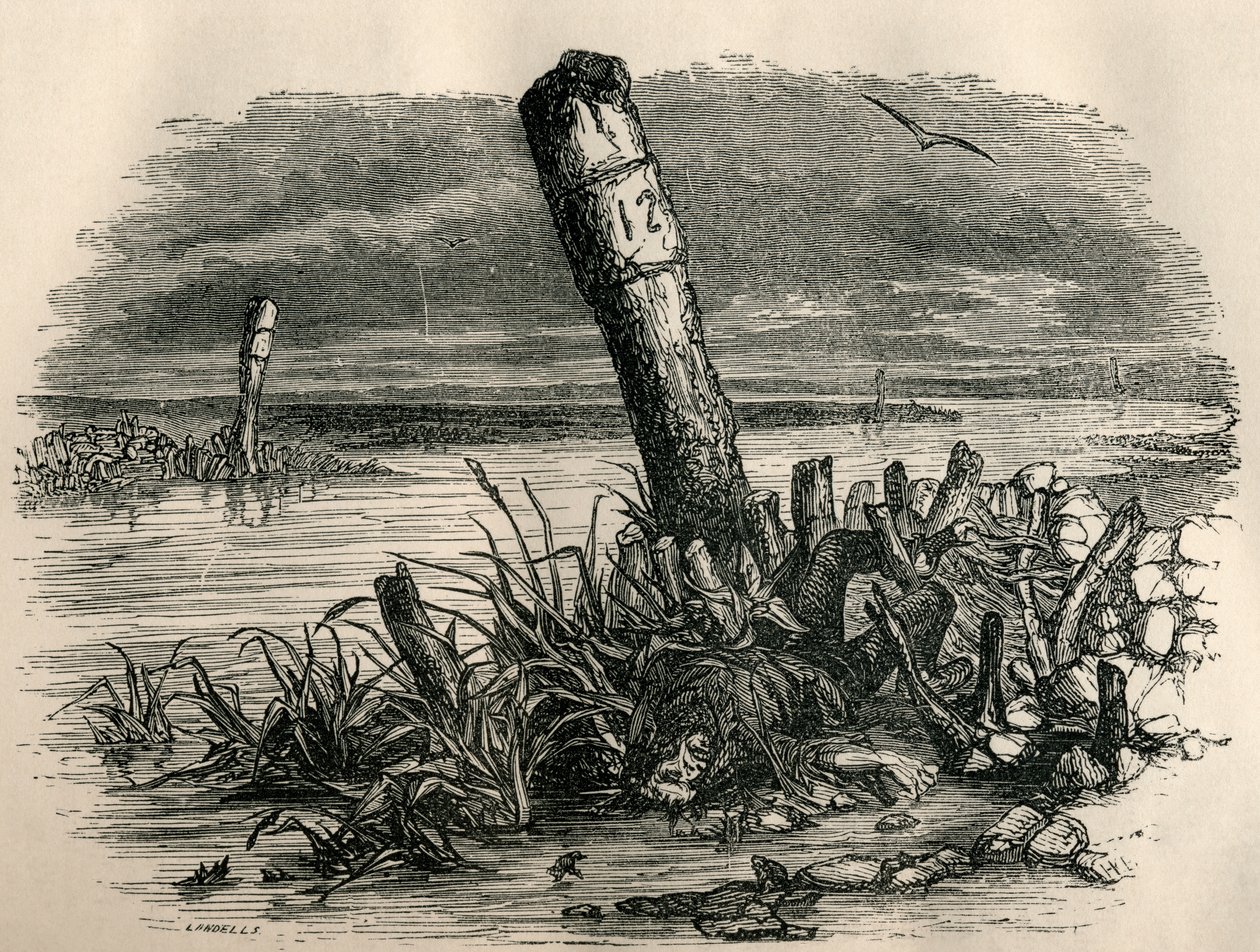 O Daniel Quilp o loʻo tafe i le matafaga, mai le 