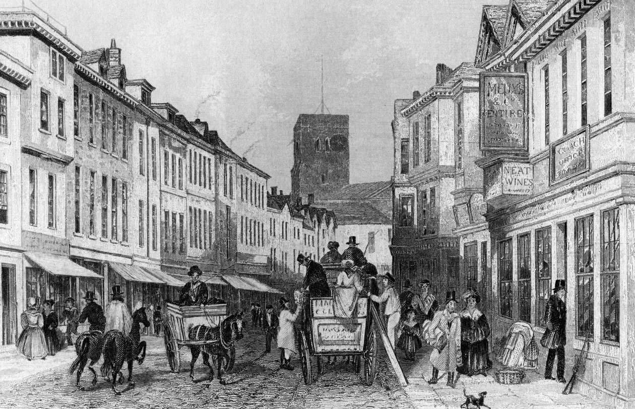Dartford, Kent, ca 1830 av English School