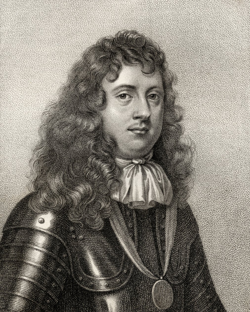 Edward Montagu, graverad av Bocquet, illustration från 