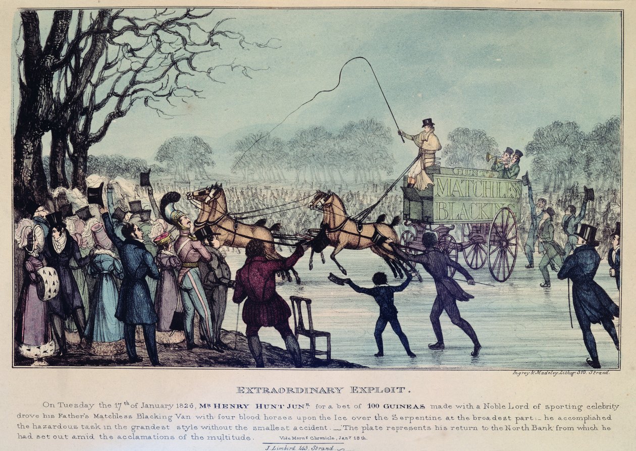 Extraordinär bedrift, 17 januari 1826 av English School
