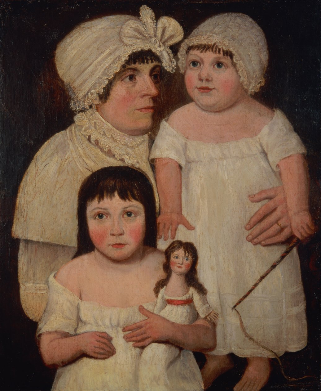 Familjegrupp, ca 1810 av English School