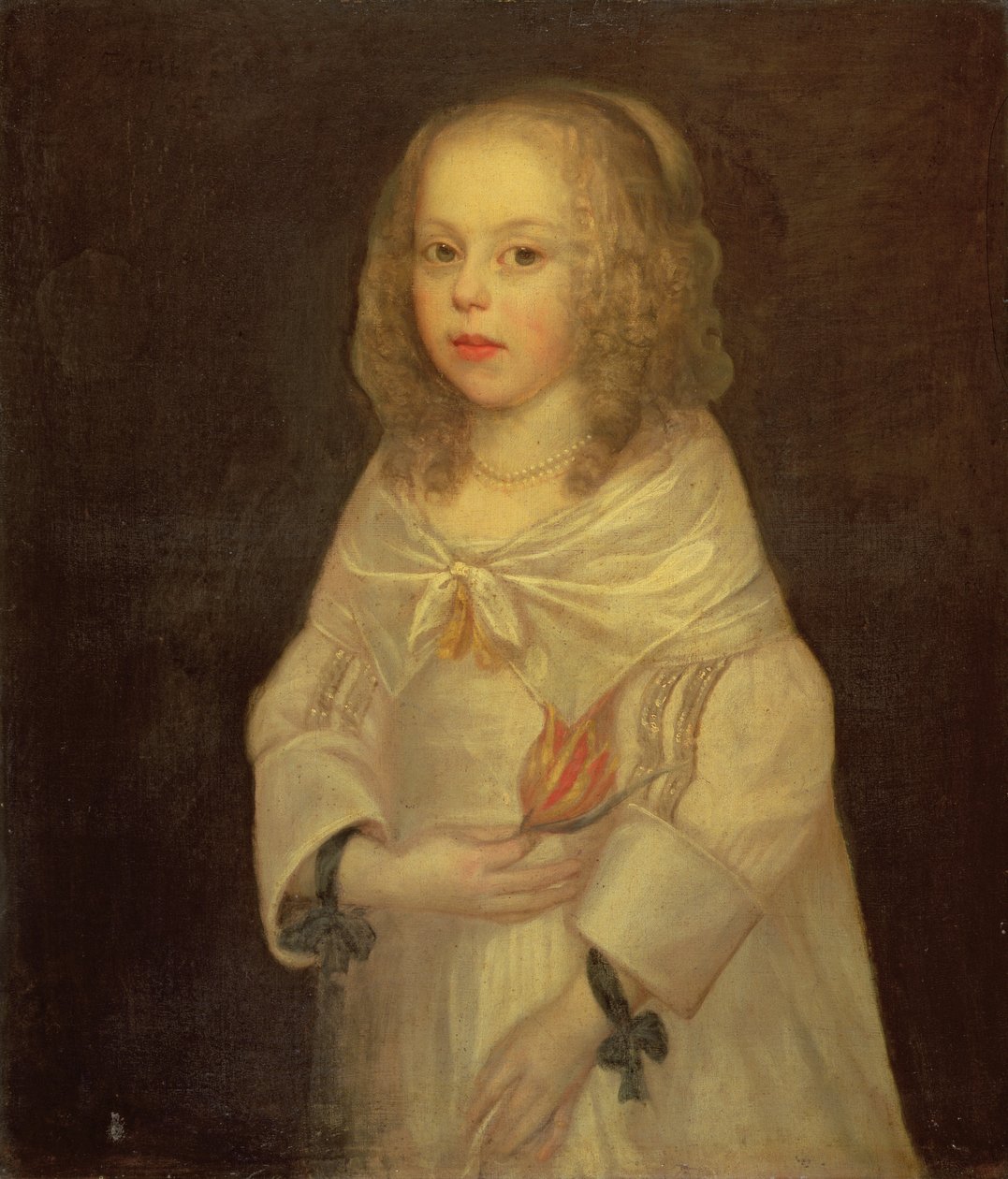 Frances Cotton (född Herbert), ca 1680 av English School