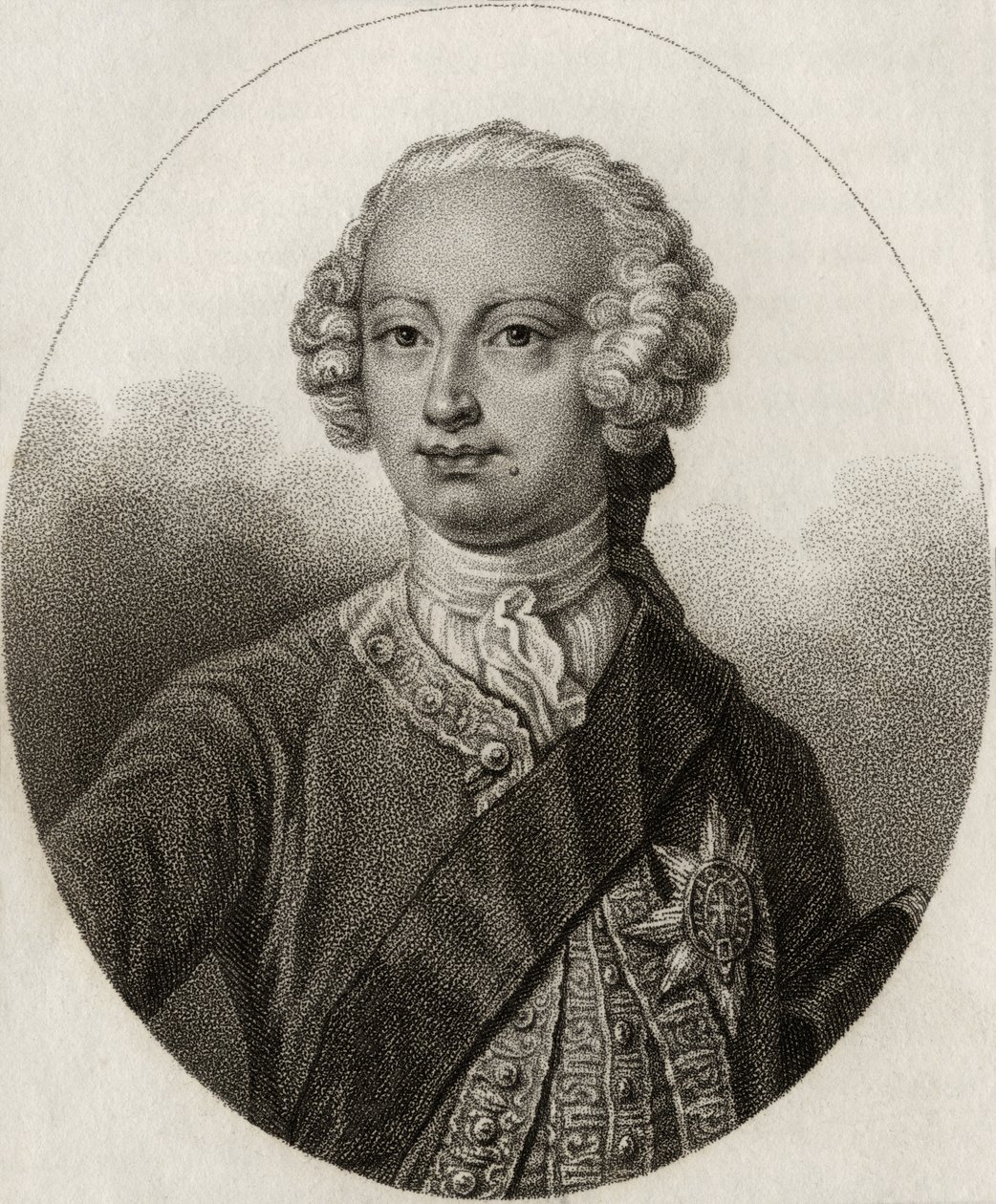 Frederick, Prince of Wales, graverad av Gerimia, från 