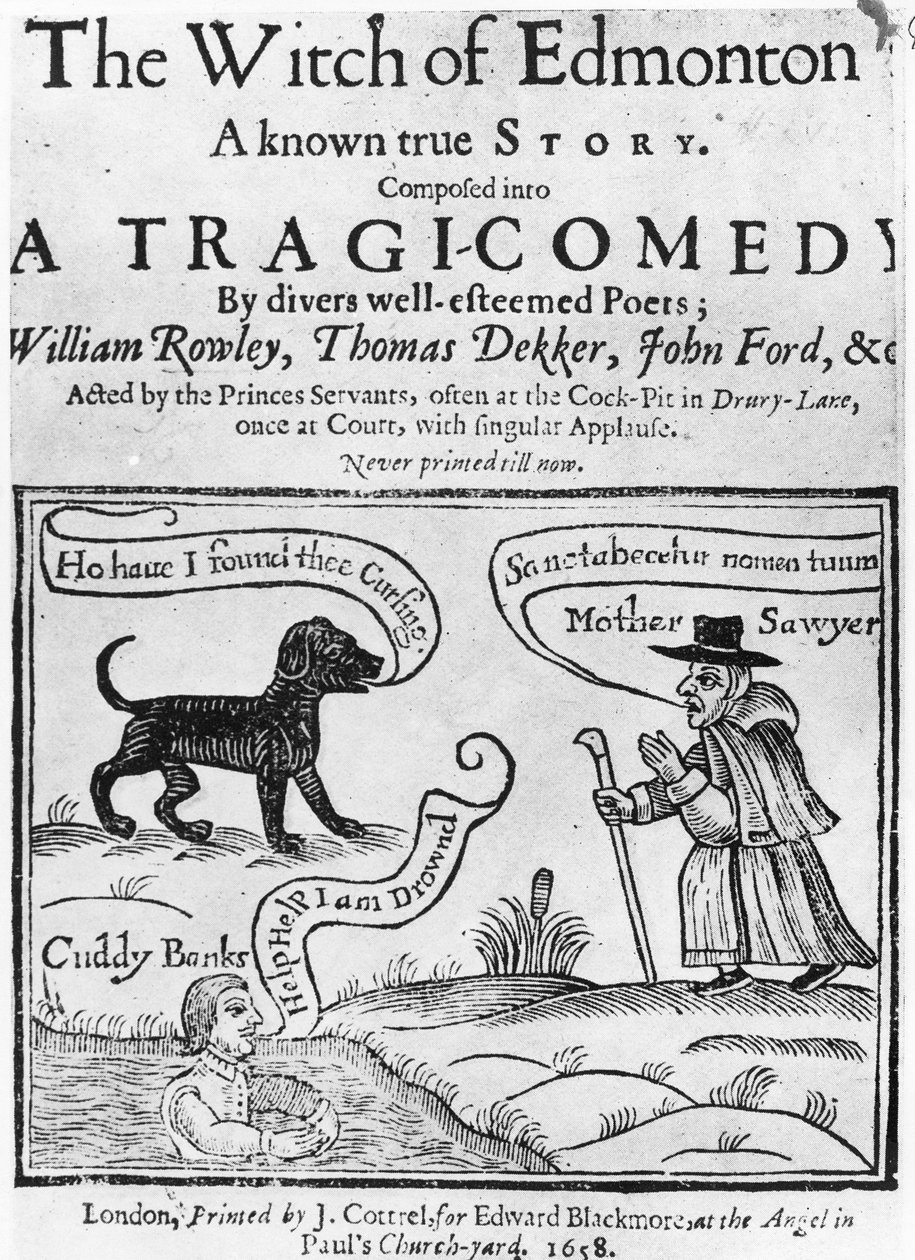 Frontispice till The Witch of Edmonton, a Known True Story