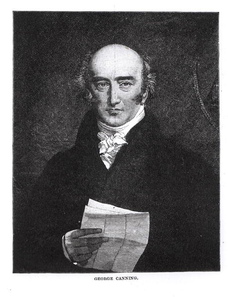 George Canning (1770-1827) av English School