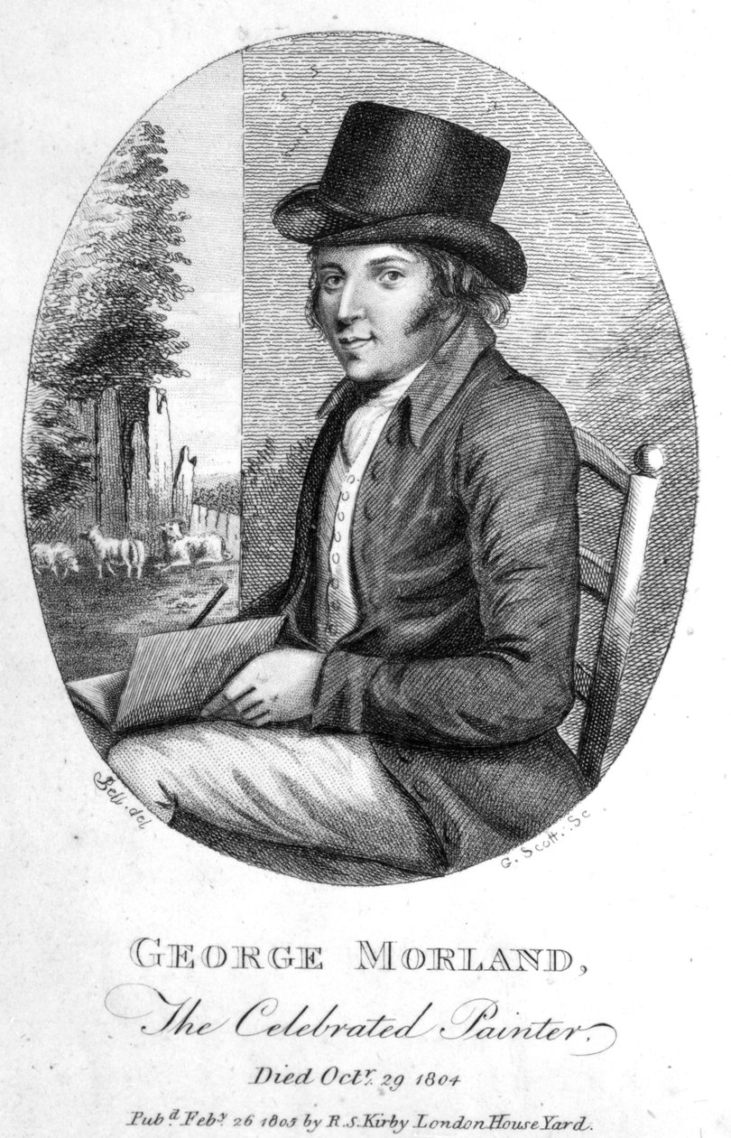 George Morland, graveret af G.Scott, 1805 swed av English School
