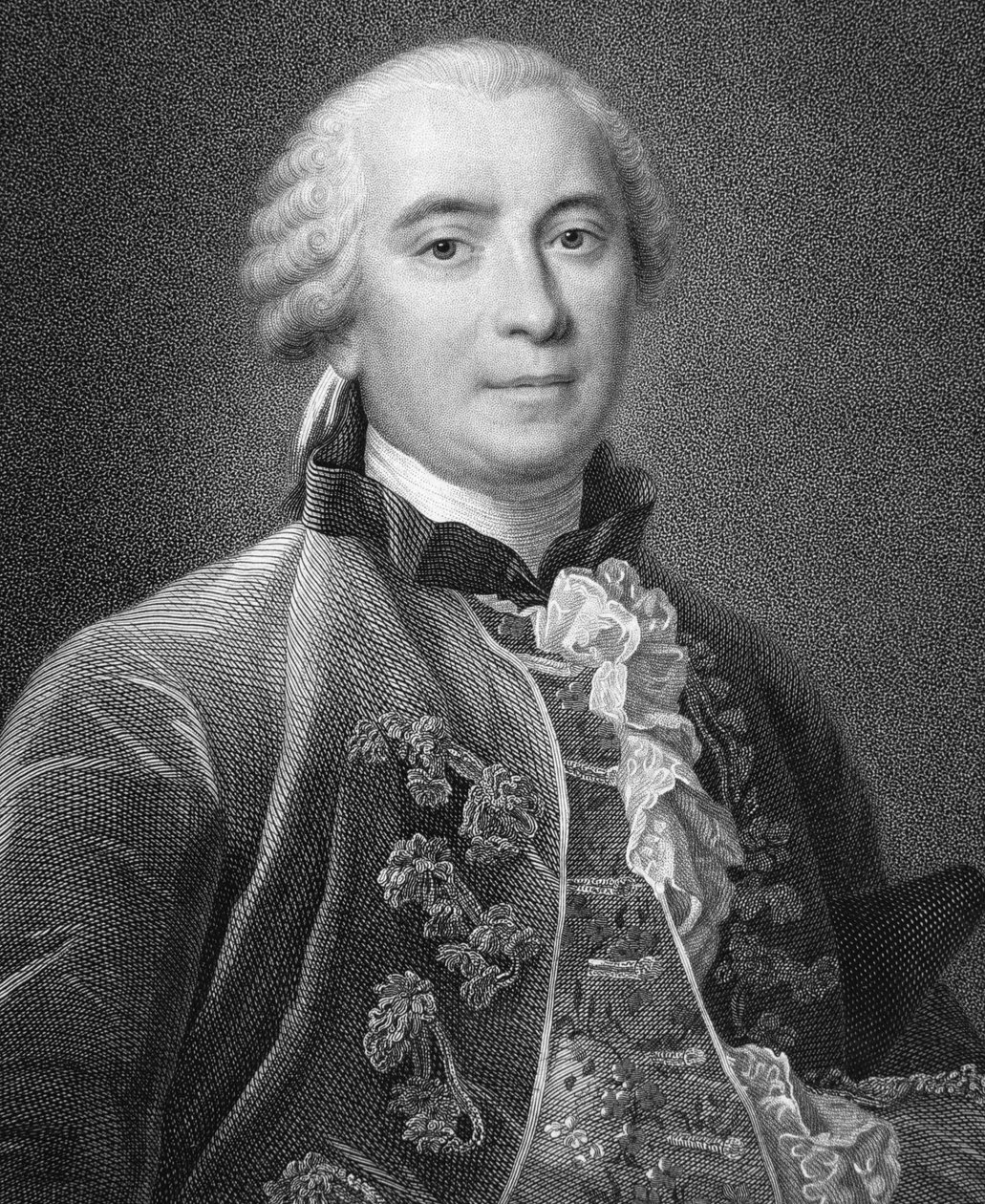 Georges-Louis Leclerc (1707-88) greve de Buffon, från "Gallery of Portraits", publicerad 1833 av English School