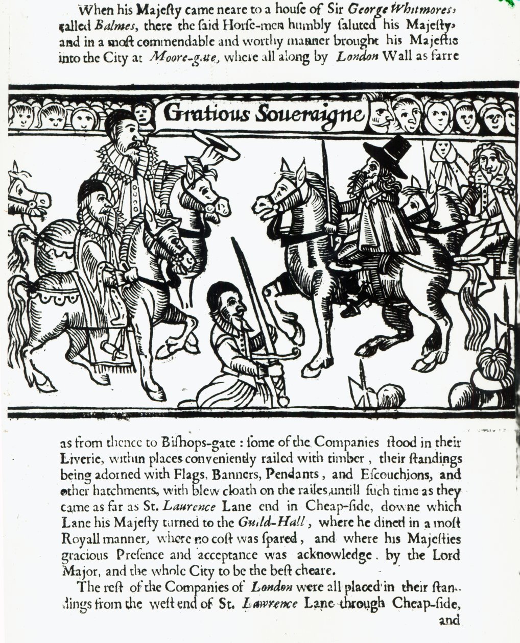 Nådig suverän, ca 1631 av English School