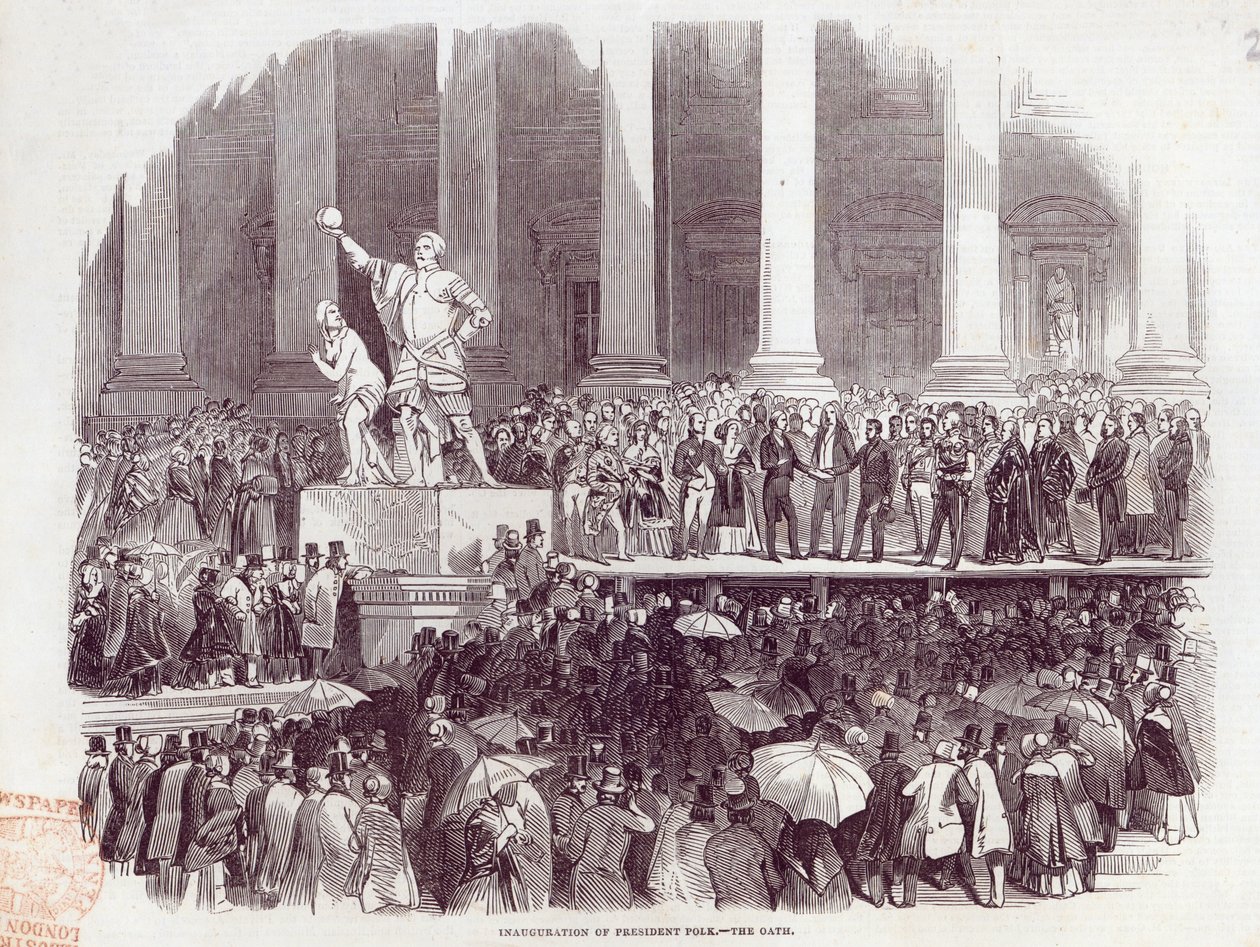Invigning av president Polk: The Oath, från 
