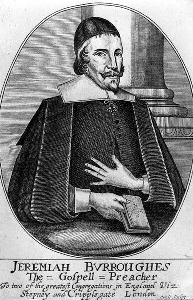 Jeremiah Burroughes (1599-1646), graverad av Cross av English School