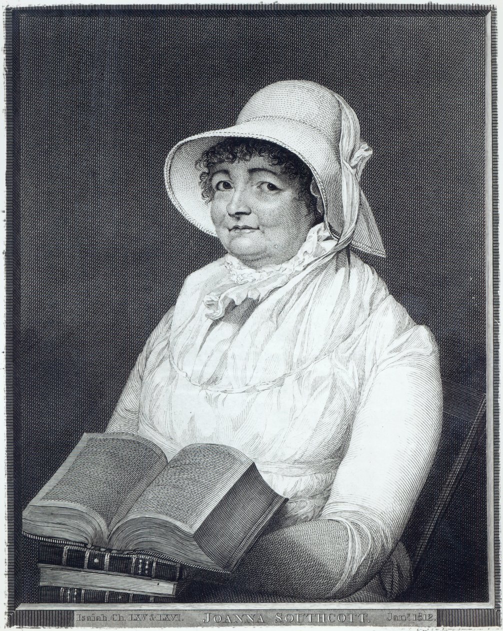 Joanna Southcott, 1812 sverige av English School