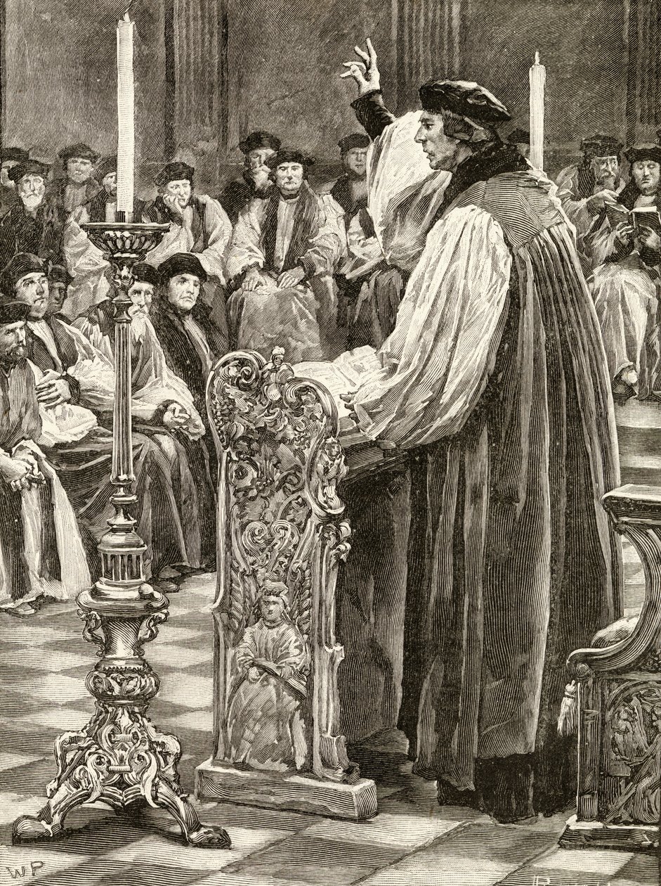 John Colet (1467-1519) predikar av English School