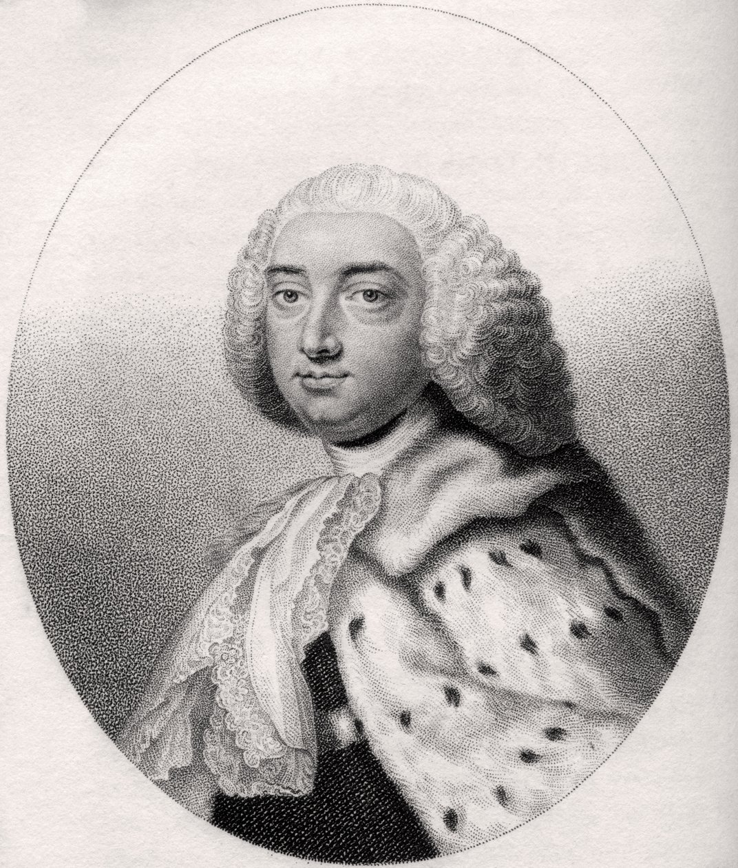 John Perceval, graverad av Freeman, illustration från 