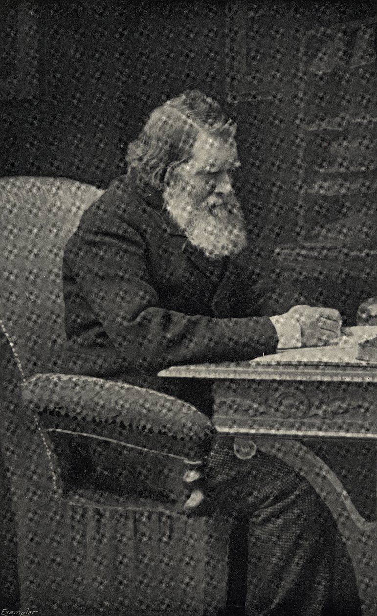 John Ruskin (1819-1900) i sin studie av English School