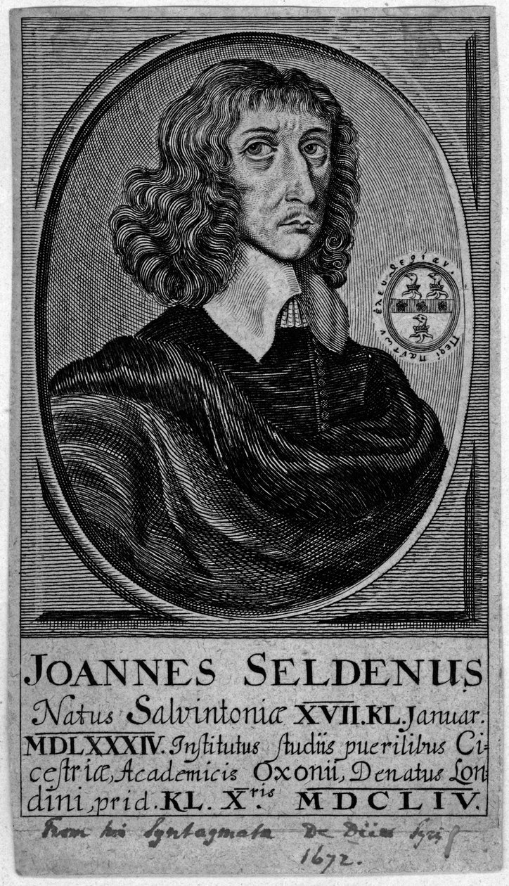 John Selden, 1672 av English School