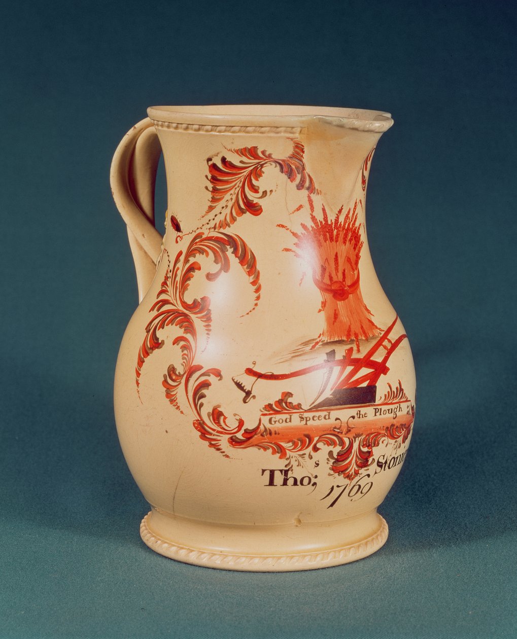 Jug, Leeds, ca 1770 (creamware) av English School