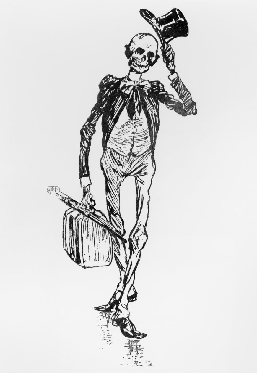Kung Cholera, ca 1832 av English School