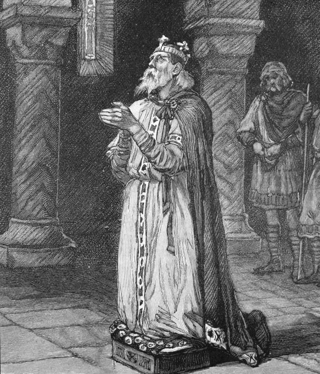 Kung Edward Bekännaren (ca 1002-66) av English School