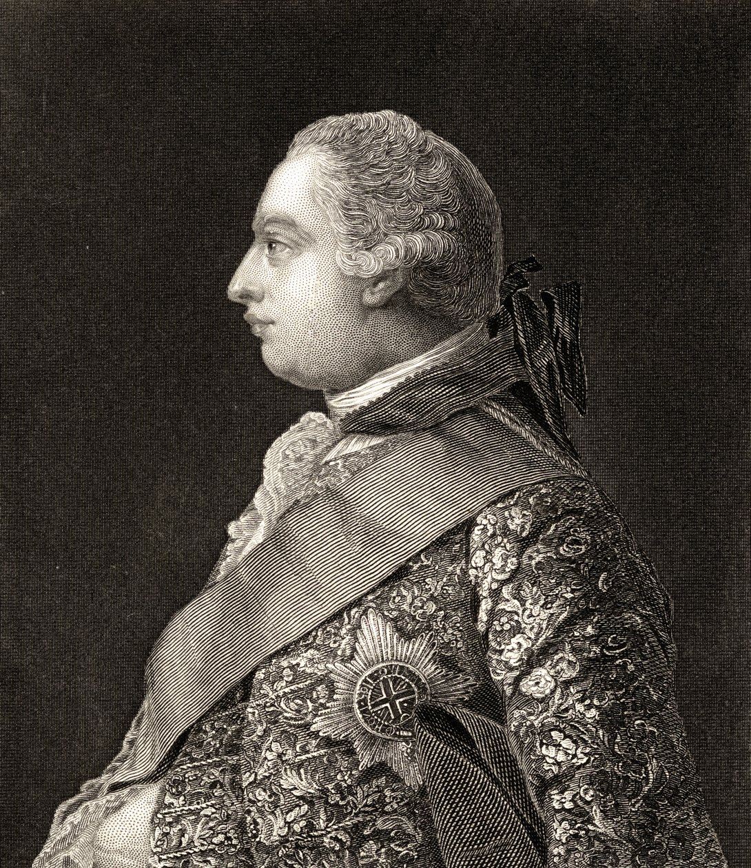 Kong Georg III (1738-1820) swed av English School