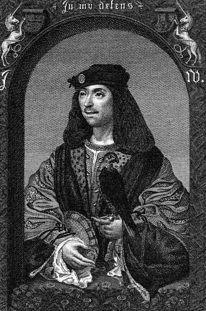 Kung James IV av Skottland, 1796 av English School