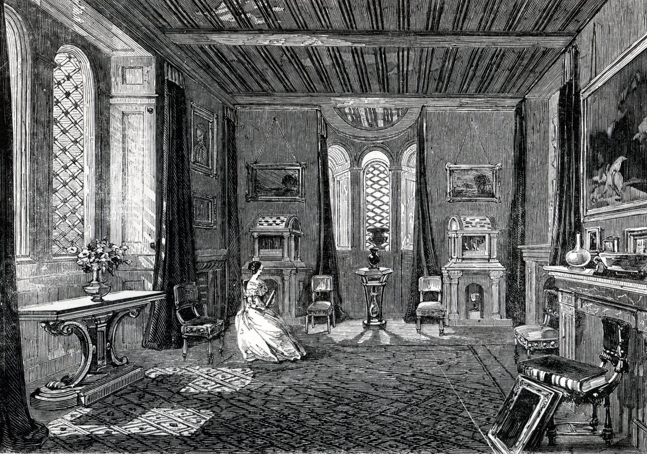 Lansdown Tower - The Scarlet Drawing-Room, publicerad i 
