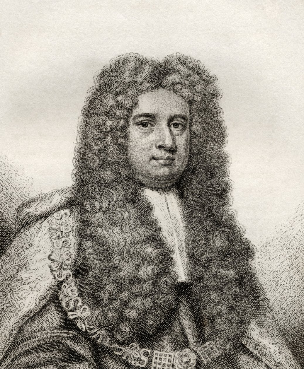 Lord Robert Raymond, graverad av Rivers, illustration från 