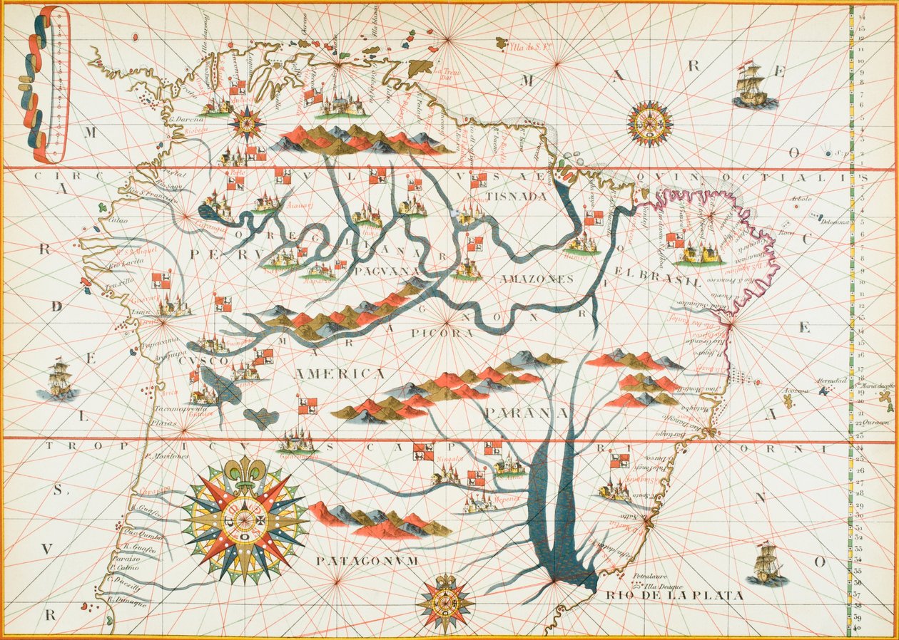 Kort over Amerika, 1878 sverige av English School