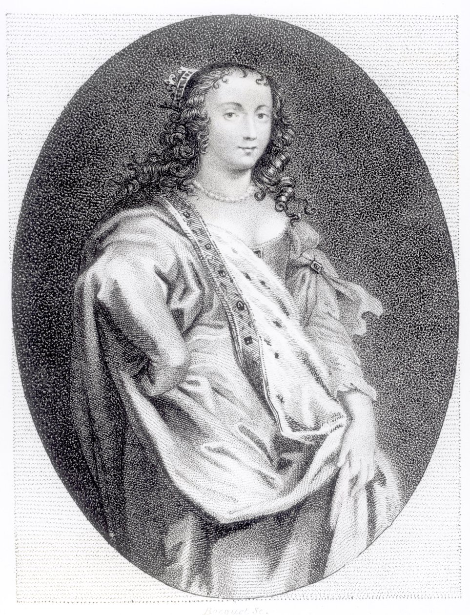 Margaret Cavendish, hertiginna av Newcastle (1624-74) av English School