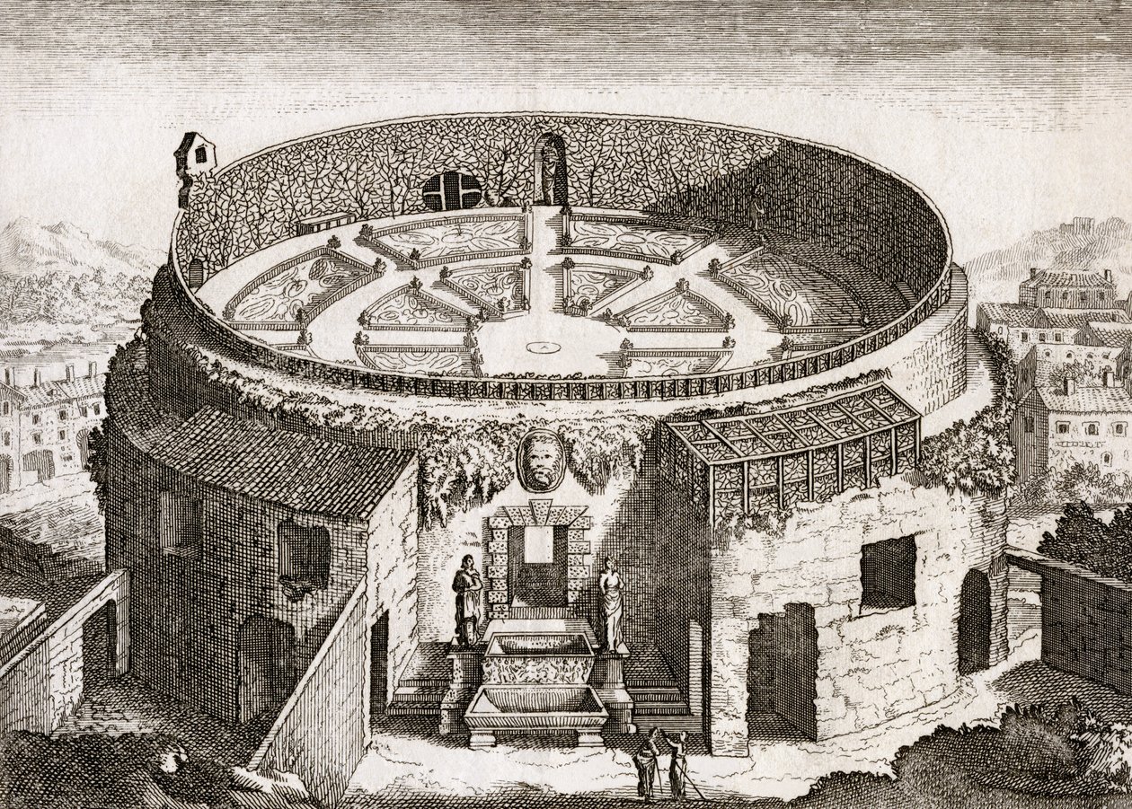 Augustus mausoleum, Rom av English School