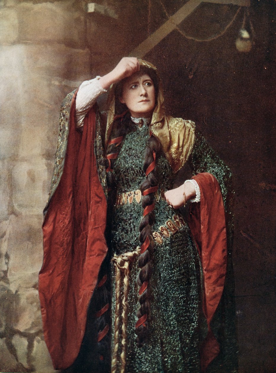 Miss Ellen Terry (1847-1928), från ett fotografi av Window & Grove av English School